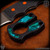 John Gray Keyper - Aluminum Fatty w/Green Abalone Inlays