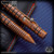 Fellhoelter TiBolt Pen - Copper Monkey Edge FRAG Pattern Vintage Finish (KW0206-MC843)