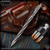 Fellhoelter TiBolt Pen - Titanium Satin/Black Cerakote Spiral Fluted Cptn Axel Collab