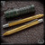 Nottingham Tactical: Standard Pen - Brass Tumbled Straight Fluted w/Dots - TiClicker