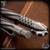 Nottingham Tactical: Standard Pen - Titanium Two Tone Blackened Spiral Fluted w/Dots - TiClicker