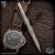 Nottingham Tactical: Standard Pen - Titanium Satin Spiral Fluted/Spiral Dots - TiClicker