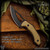 Skyraider Knives: SRK-1 Skinner Fixed Blade - OD Green Cerakote