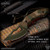 Skyraider Knives: SRK-1 Skinner Fixed Blade - Coyote Tan Cerakote
