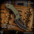 Skyraider Knives: SRK-1 Banshee Fixed Blade - OD Green Cerakote