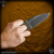 Biegler Bladeworks Fist of Hades - Black Tumbled/Green