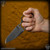 Biegler Bladeworks Fist of Hades - Black Tumbled/Green