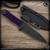 Blackside Customs Fedele X - Black PVD/Purple Cord Wrapped w/Starlingear Menuki