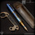 Dmitry Streltsov Pen: Ace - Titanium Blue/Bronze Monkey Edge FRAG Pattern (DSP0354-MG429)