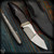 MITKY Custom Knives: Custom Fixed Blade - Compound Grind/Mokume (MIT0002-MW1140)