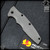 Hinderer Scale: Eklipse Titanium - Working Finish Monkey Edge FRAG Pattern