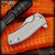 George Knives ESV Flipper - Stonewashed Monkey Edge FRAG Pattern