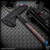 Blackside Customs Rykochet Tomahawk - Titanium Flamed/Carbon Fiber
