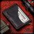 Chattanooga Leather Works Single Shot Card Wallet (for Tactile Bexar and SAK Cadet) - Black/Red