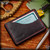 Chattanooga Leather Works Single Shot Card Wallet (for Tactile Bexar and SAK Cadet) - Black/Red