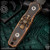 Blackside Customs + Starlingear Phase 7 Dagger - Damascus/Copper Vintage (BSC0153)