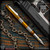 Dmitry Streltsov Pen: Ace - Titanium Polished/Bronze Monkey Edge FRAG Pattern (DSP0366-MD554)