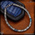 Dmitry Streltsov Bracelet: Dragon Eye - Silver/Cobalt (DSP0377-MQ164)