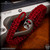 Dmitry Streltsov Bracelet: Skull - Silver/Red Cord
