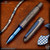 Dmitry Streltsov Pen: Ace Shark - Titanium Matte/Blue (DSP0378-MQ171)