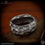 Dmitry Streltsov Ring: Titanium Two Tone Textured