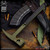 RMJ Tactical: Cuddles Warhammer - Sniper Green Cerakote Monkey Edge FRAG Pattern