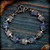 Dmitry Streltsov Bracelet: Froggy Skull - Silver/Cobalt