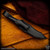MITKY Custom Knives: Custom Fixed Blade - Compound Grind/Brass