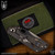 Mick Strider Custom: SnG Wharncliffe Trisula Grind w/Serrations - Black Magma/Flamed
