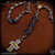 Dmitry Streltsov Rosary Necklace: Lucky Peaky Blinders - Titanium/Gold