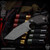 Blackside Customs: Strider SLCC Tanto - Grey Matter/Carbon Fiber Monkey Edge FRAG Pattern
