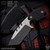 Blackside Customs: Strider SLCC Tanto - Two Tone Satin/Black G10 Monkey Edge FRAG Pattern