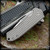 Nottingham Tactical: Ultra4 Folder - Titanium Tumbled Monkey Edge FRAG Pattern