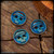 Dmitry Streltsov Button Set: Lucky Peaky Blinder - Cobalt Blues