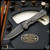 Chris Reeve Knives Folder: Sebenza 31 Small - Drop Point Boomerang Damascus Left Handed