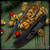 Bawidamann Sugar Shiv - Titanium Winter Storm w/Leather Sheath
