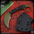 RMJ Tactical Fixed Blade: Korbin - Sniper Green Monkey Edge FRAG Pattern