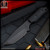 Strider Knives Fixed: DUB-L Black - Monkey Edge FRAG Pattern (3V)