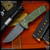 Pro-Tech Knives: Rockeye (Les George Design) - Smoke Grey DLC/Green