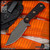RMJ Tactical Fixed Blade: UCAP - Tungsten Monkey Edge FRAG Pattern