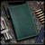 Chattanooga Leather Morrow Journal Wallet - Green/Brown