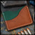 Chattanooga Leather Works Open Carry Wallet - Brown/Green
