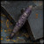 Dmitry Streltsov Pen: Zeppelin - Titanium Bad Teddy Hand Engraved Purple