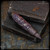 Dmitry Streltsov Pen: Zeppelin - Titanium Bad Teddy Hand Engraved Purple