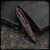 Dmitry Streltsov Pen: Zeppelin - Titanium Bad Teddy Hand Engraved Purple