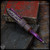 Dmitry Streltsov Pen: Zeppelin - Titanium Bad Teddy Hand Engraved Purple