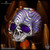 Dmitry Streltsov Bead: Lucky - Titanium Damask Engraved Purple