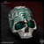 Dmitry Streltsov Bead: Lucky - Titanium Damask Engraved Green (DSP0532)