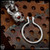 Dmitry Streltsov Keyring: Lucky Skull - Titanium Damask Engraved Bronze