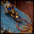 Dmitry Streltsov Keyring: Lucky Ten - Titanium Bronze/Blue